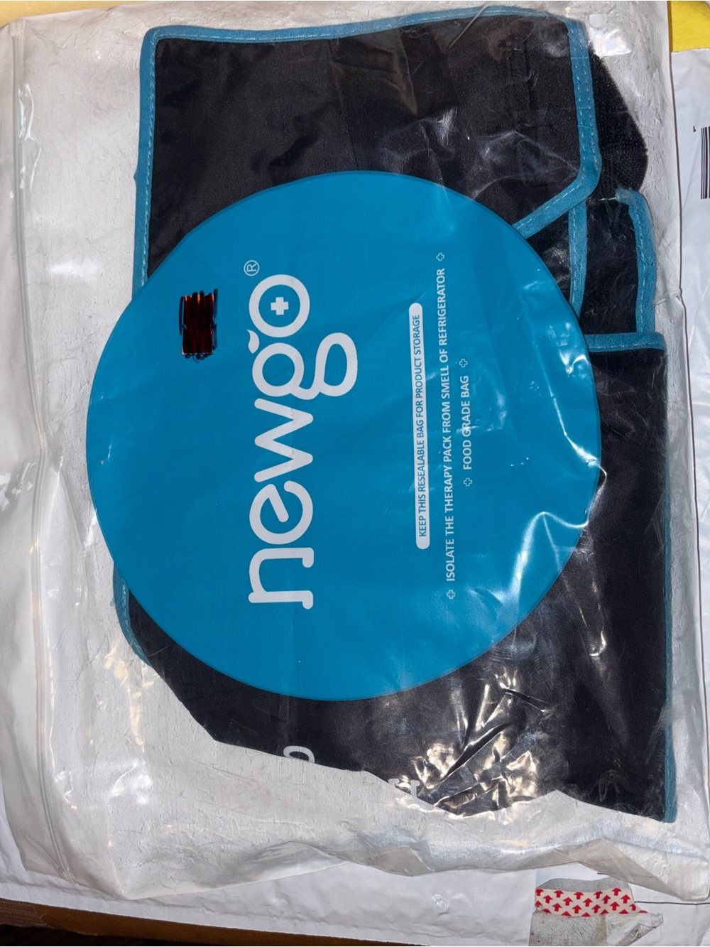 Insulated Black & Teal shoulder ice bag – Men Other